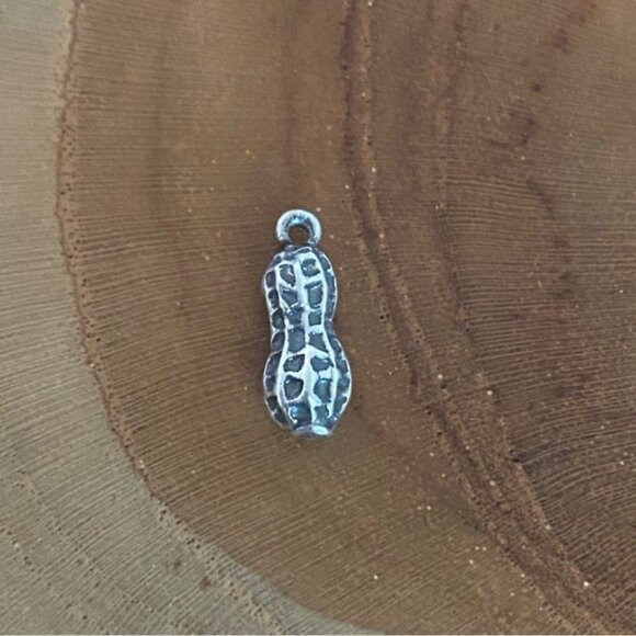 RETIRED James Avery Peanut Charm, Sterling Silver